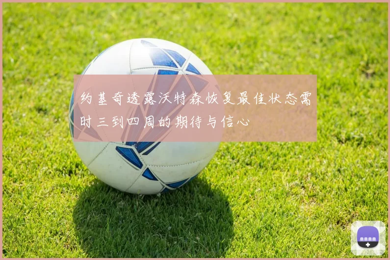 约基奇透露沃特森恢复最佳状态需时三到四周的期待与信心